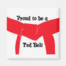 Proud to be a Red Belt Refrigerator Magnet