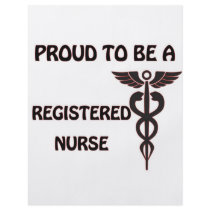 Proud to be a Registered Nurse Personalized Flyer