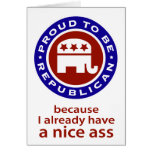 Proud to be a Republican... Greeting Cards