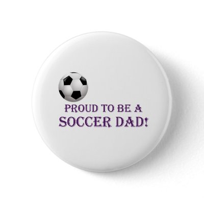 Proud to be a Soccer Dad! button