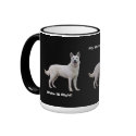 Proud To Be a White German Shepherd! mugs
