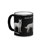 Proud To Be a White German Shepherd! Coffee Mugs