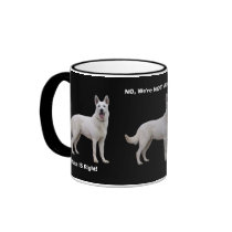 Proud To Be a White German Shepherd! Coffee Mugs