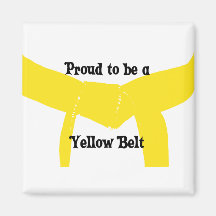 Proud to be a Yellow Belt Magnet