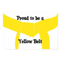 Proud to be a Yellow Belt posters