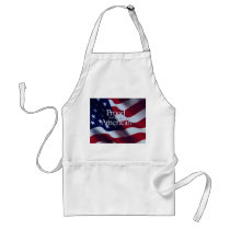 PROUD TO BE AMERICAN aprons by Obama_Keepsakes PROUD TO BE AMERICAN aprons