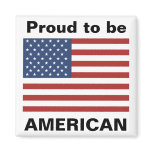 Proud to be American magnet