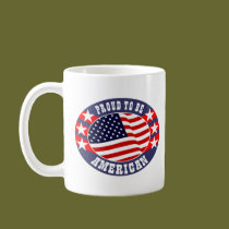 Proud to be American mugs