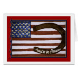 Proud to be American, Patriotic, September 11 Card