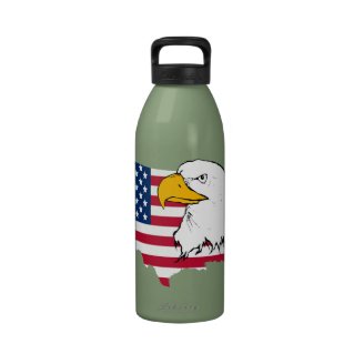 Proud to be American - US Flag Drinking Bottles