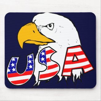 Proud to be American - USA Mousepad