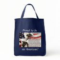 Proud to be an American! bag