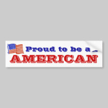 Proud to be an American bumper stickers by onthehanger Proud to be an American bumper stickers