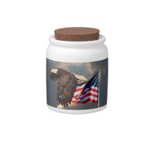 PROUD TO BE AN AMERICAN CANDY DISHES