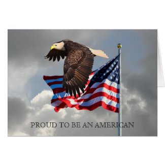 PROUD TO BE AN AMERICAN card