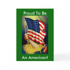 Proud to be an American card