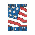 Proud To Be An American Embroidered Shirt embroidered shirts