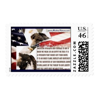 Proud to be an American! stamp