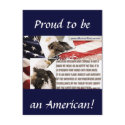 Proud to be an American! postcard