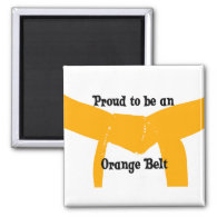 Proud to be an Orange Belt Magnet