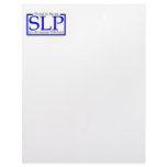 Proud to be an SLP Personalized Letterhead