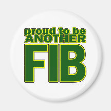 Proud To Be Another FIB Magnets