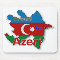 proud to be azeri 4 mouse pad