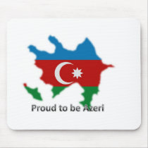 proud to be azeri 5 mouse pad