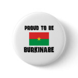 Proud To Be BURKINABE Pinback Button