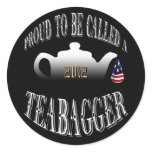 "PROUD TO BE CALLED A TEABAGGER" STICKERS