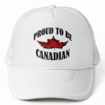 Proud To Be Canadian Hats