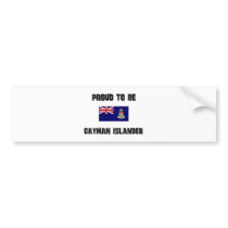 Proud To Be CAYMAN ISLANDER bumper stickers