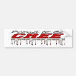 Proud To Be Cree Bumper Sticker