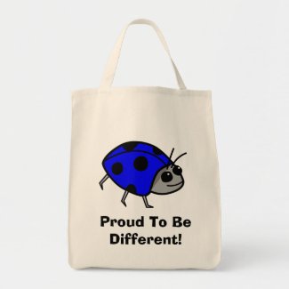 Proud To Be Different Blue Ladybug