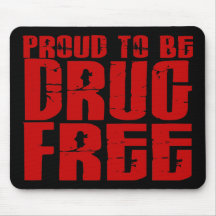 Proud To Be Drug Free 2 Mouse Pads