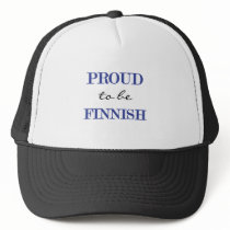 Proud To Be Finnish hats