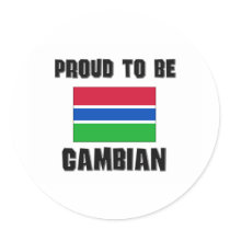 Proud To Be GAMBIAN Sticker