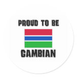 Proud To Be GAMBIAN Sticker