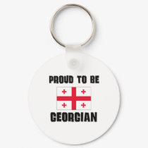 Proud To Be GEORGIAN keychains