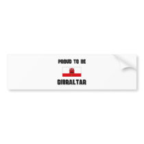 Proud To Be GIBRALTAR bumper stickers