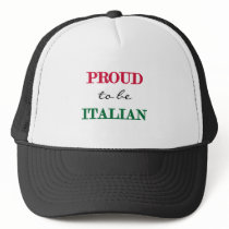 Proud To Be Italian hats