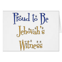 Proud to be Jehovah's Witness Cards