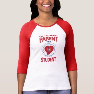 Proud To Be JLMS Parent-Lady&#39;s 3/4 Sleeve Raglan T Shirt