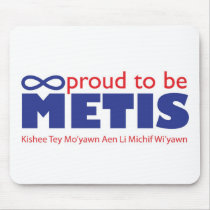 Proud to be Metis Mouse Pad