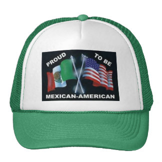 Mexican American Hats and Mexican American Trucker Hat Designs