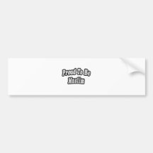 Proud To Be Muslim Bumper Sticker