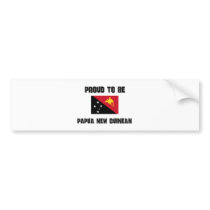 Proud To Be PAPUA NEW GUINEAN bumper stickers