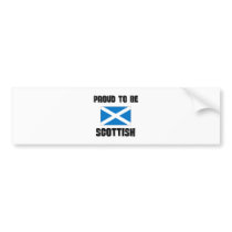 Proud To Be SCOTTISH bumper stickers