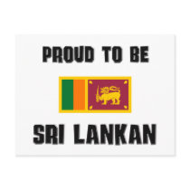Proud To Be SRI LANKAN postcards