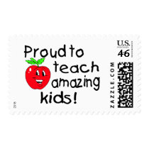 Proud To Teach Amazing Kids (Apple) Postage